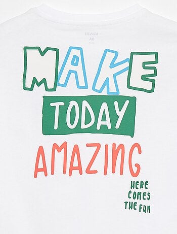 T-shirt loose fit a maniche corte