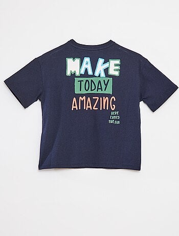 T-shirt loose fit a maniche corte