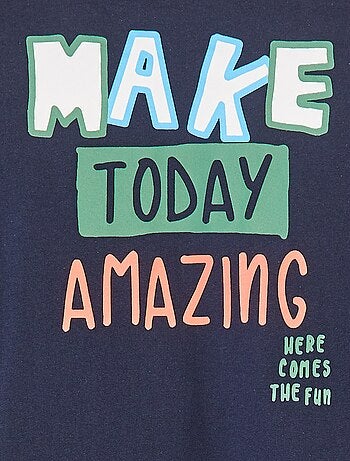 T-shirt loose fit a maniche corte