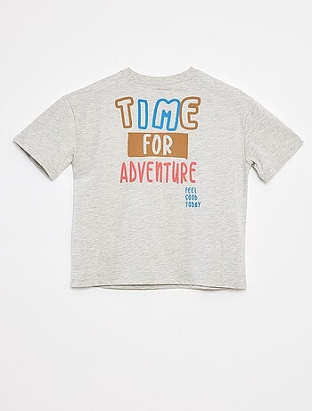 T-shirt loose fit a maniche corte