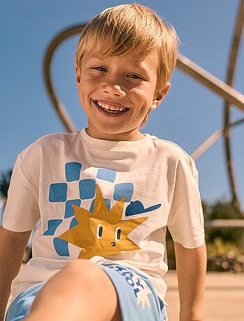 T-shirt loose fit con decorazione - Graphik Edition