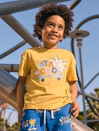 T-shirt loose fit con decorazione - Graphik Edition