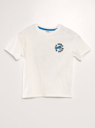 T-shirt loose fit con stampa