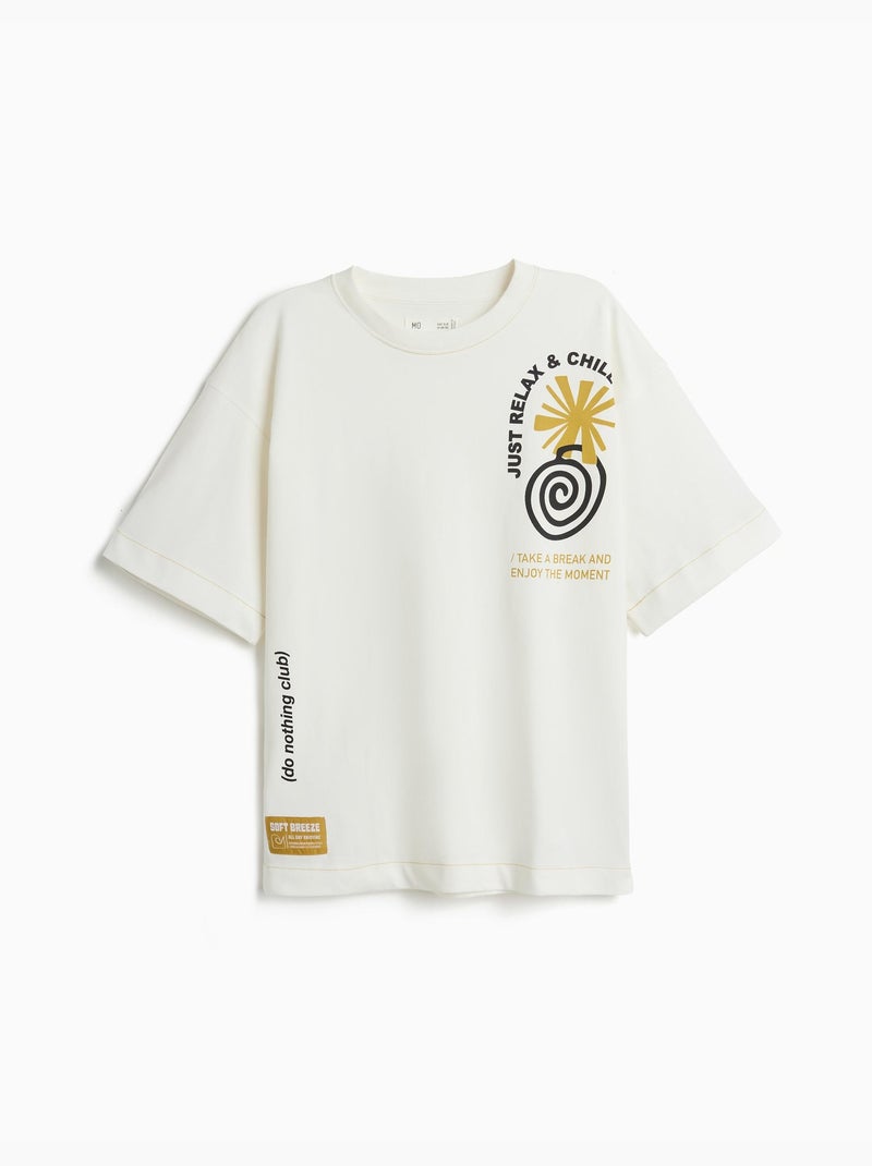 T-shirt loose fit, MO Fashion Bianco - Kiabi