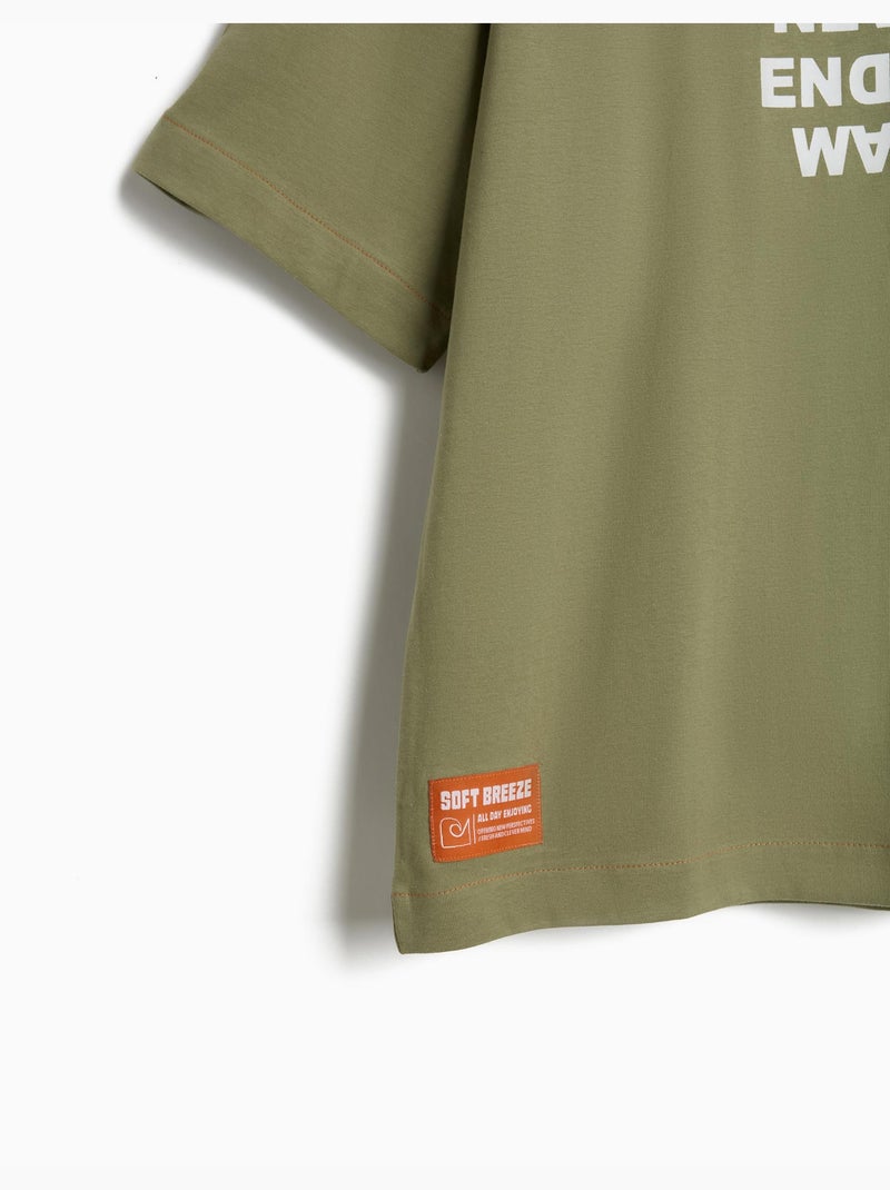 T-shirt loose fit, MO Fashion Verde - Kiabi