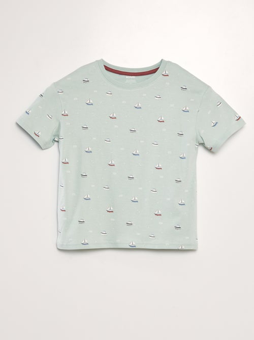 T-shirt loose fit stampata - Kiabi