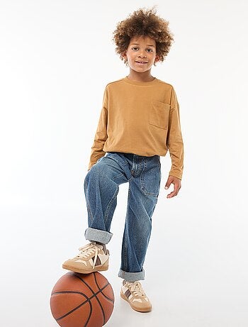 T-shirt loose fit tinta unita