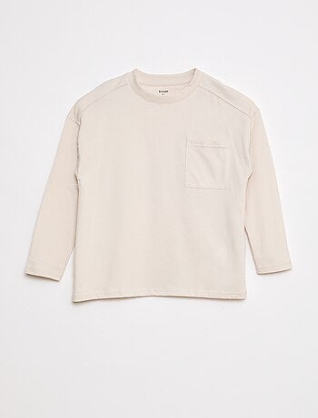 T-shirt loose fit tinta unita