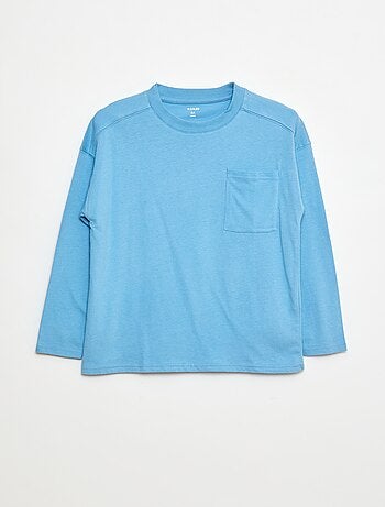 T-shirt loose fit tinta unita
