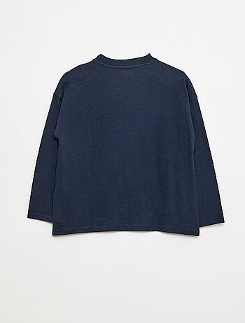 T-shirt loose fit tinta unita