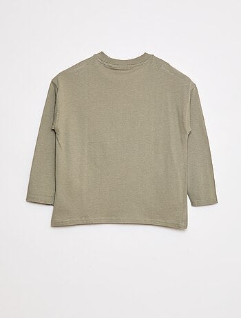 T-shirt loose fit tinta unita