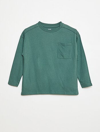 T-shirt loose fit tinta unita