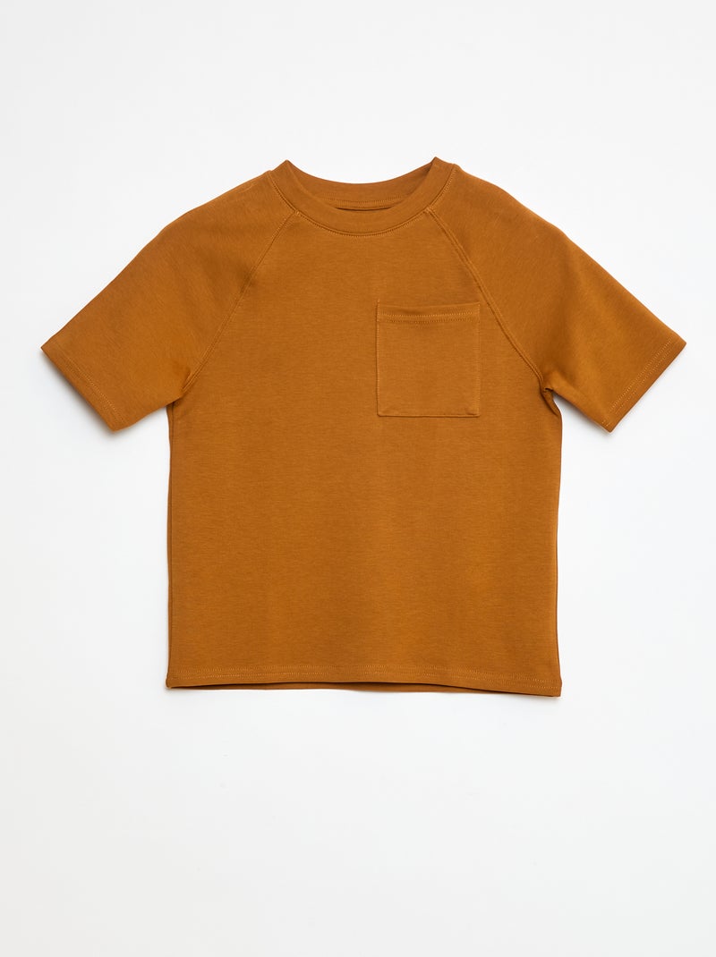 T-shirt loose in cotone Giallo - Kiabi