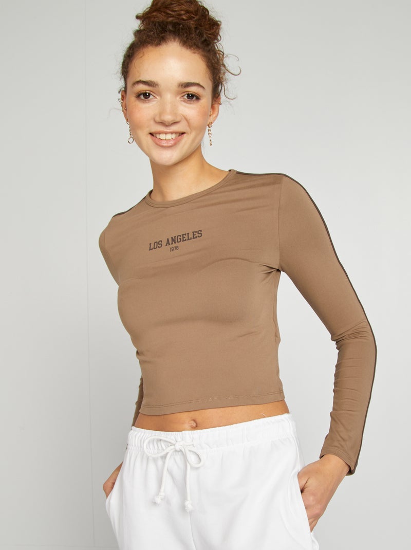 T-shirt 'Los Angeles' GRIGIO - Kiabi