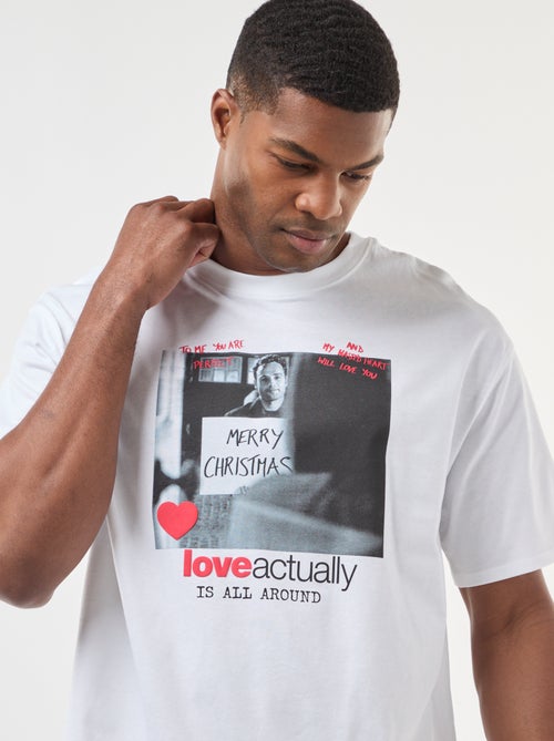 T-shirt 'Love Actually' a maniche corte - Kiabi