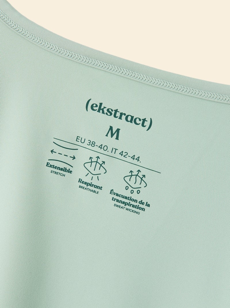 T-shirt lungo fluido - (ekstract) Verde - Kiabi