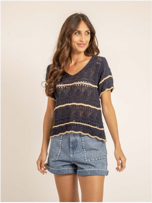 T shirt maille FILOMA - Kiabi
