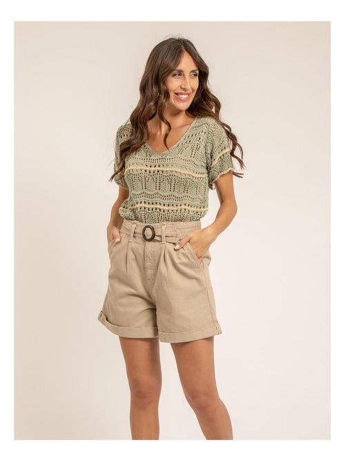 T shirt maille FILOMA - Kiabi