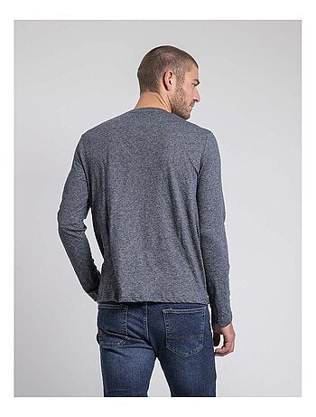 T-shirt manches longues col rond pur coton JABERTOLO