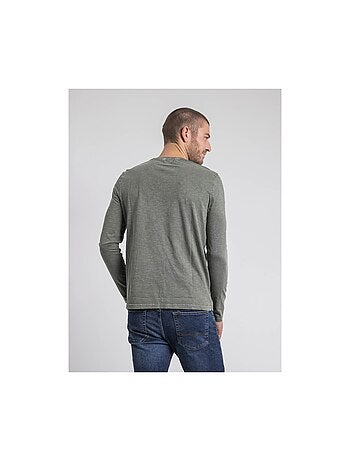 T-shirt manches longues col rond pur coton JABITAL