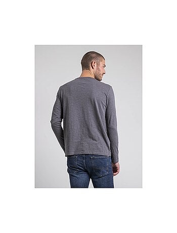T-shirt manches longues col rond pur coton JAVELOTI