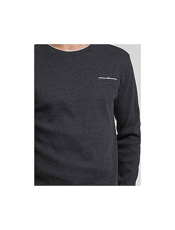 T-shirt manches longues col rond texturé JOVICTOR