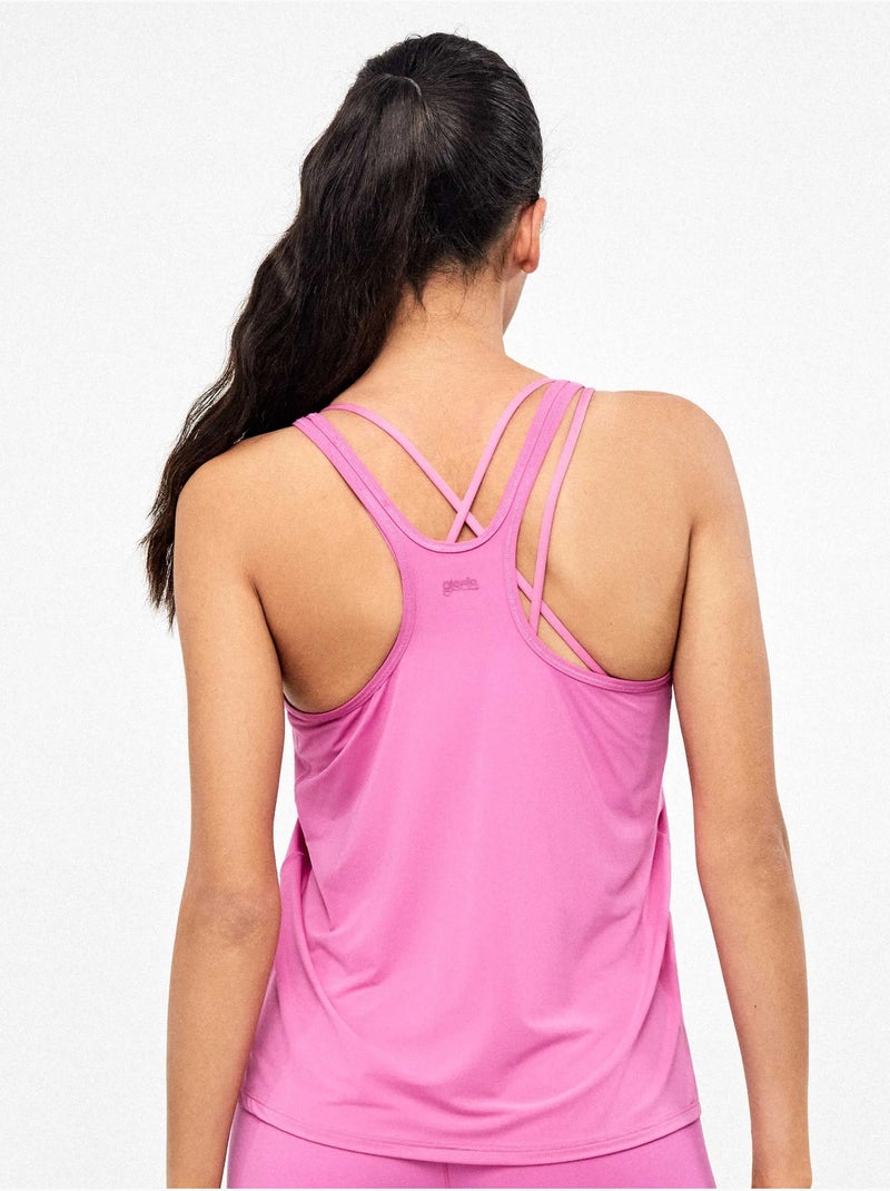 T-shirt manica corta Rosa - Kiabi