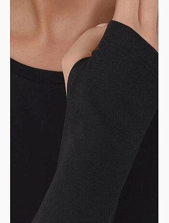 T-shirt manica lunga girocollo elasticizzata hiccup