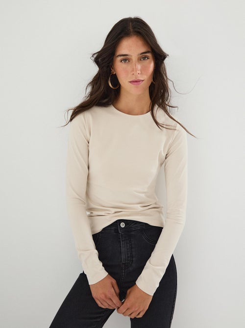 T-shirt manica lunga, MO Fashion - Kiabi