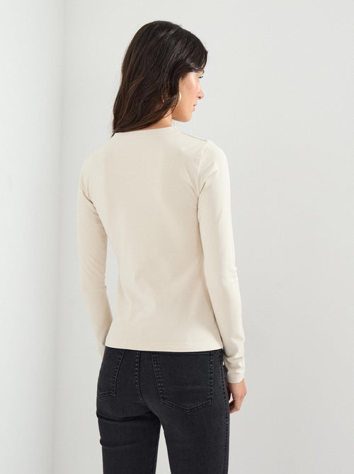 T-shirt manica lunga, MO Fashion - Kiabi