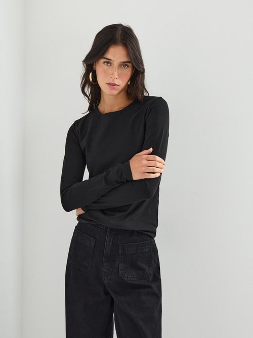 T-shirt manica lunga, MO Fashion - Kiabi