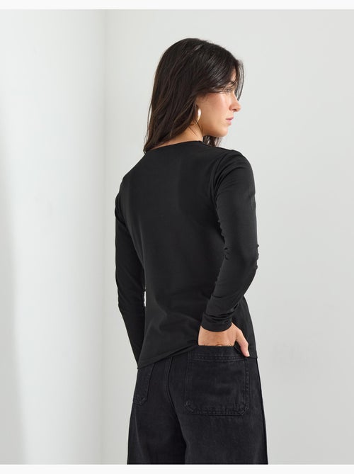 T-shirt manica lunga, MO Fashion - Kiabi