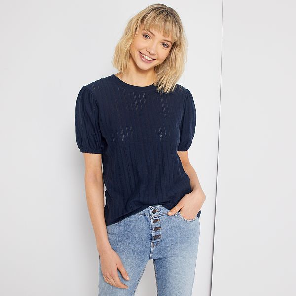 t shirt maniche a sbuffo