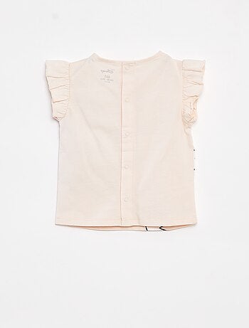 T-shirt maniche con volant 'Disney'