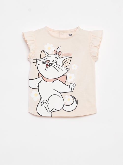 T-shirt maniche con volant 'Disney' - Kiabi