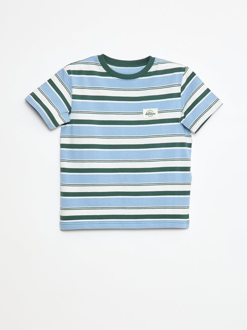 T-shirt maniche corte a righe - Kiabi