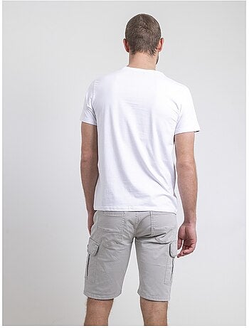 T-shirt maniche corte collo V puro cotone NERIJ