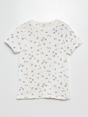 T-shirt maniche corte con motivo