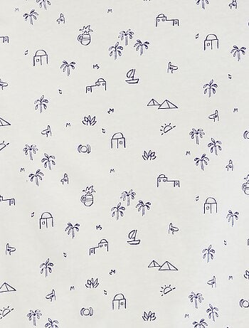 T-shirt maniche corte con motivo