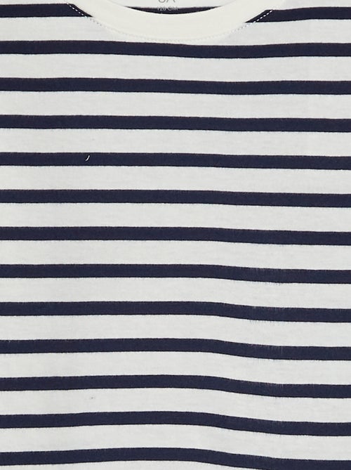 T-shirt maniche corte con motivo - Kiabi