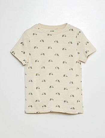 T-shirt maniche corte con motivo