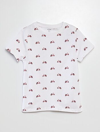 T-shirt maniche corte con motivo