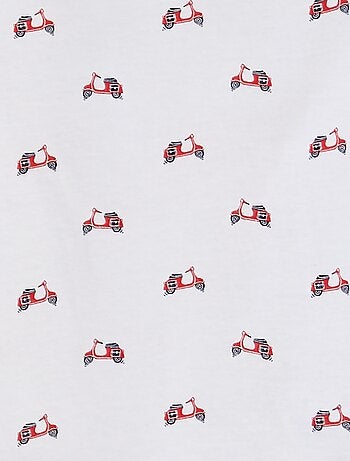 T-shirt maniche corte con motivo