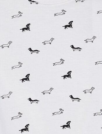 T-shirt maniche corte con motivo