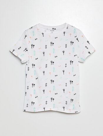 T-shirt maniche corte con motivo