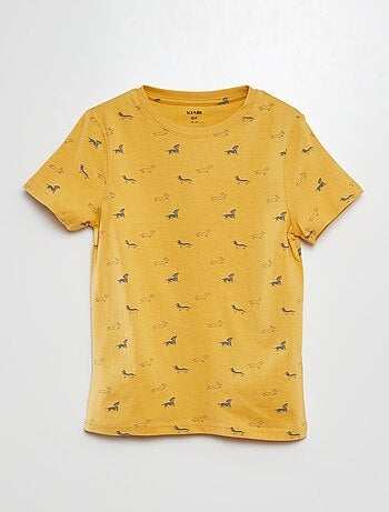 T-shirt maniche corte con motivo