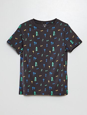 T-shirt maniche corte con motivo