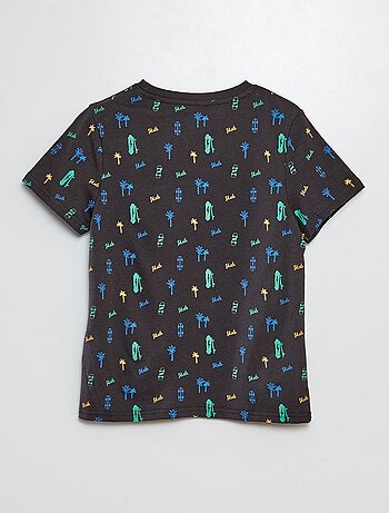 T-shirt maniche corte con motivo