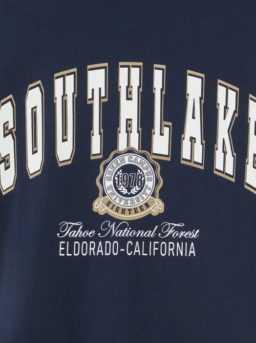 T-shirt maniche corte con stampa - So Easy - Kiabi