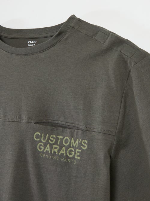 T-shirt maniche corte con stampa - So Easy - Kiabi